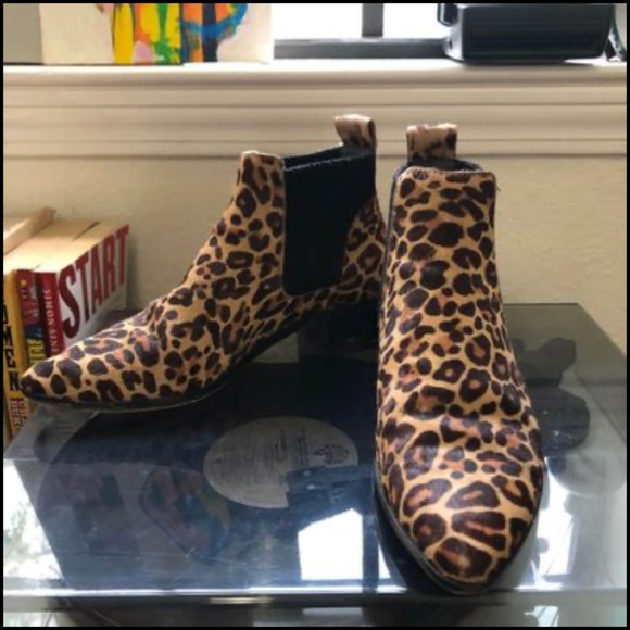 Dolce Vita Shoes - Dolce Vita Leapord print Chelsea boots